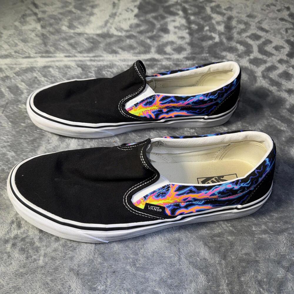 Vans Classic Slip On Electric Flame size 11 mens - Picture 2 of 13